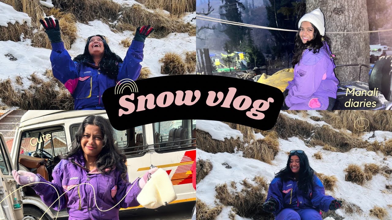 Manali Vlog part 2|| Snow activties|| FUN❤️