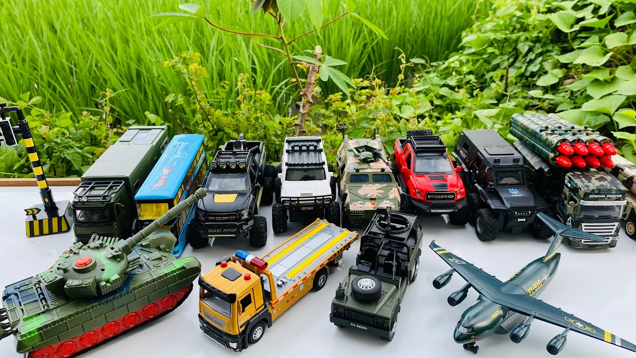 Mobil Mobilan Tentara, Truk Perang, Meriam Roket, Mobil Tempur & Pasukan Elite 
