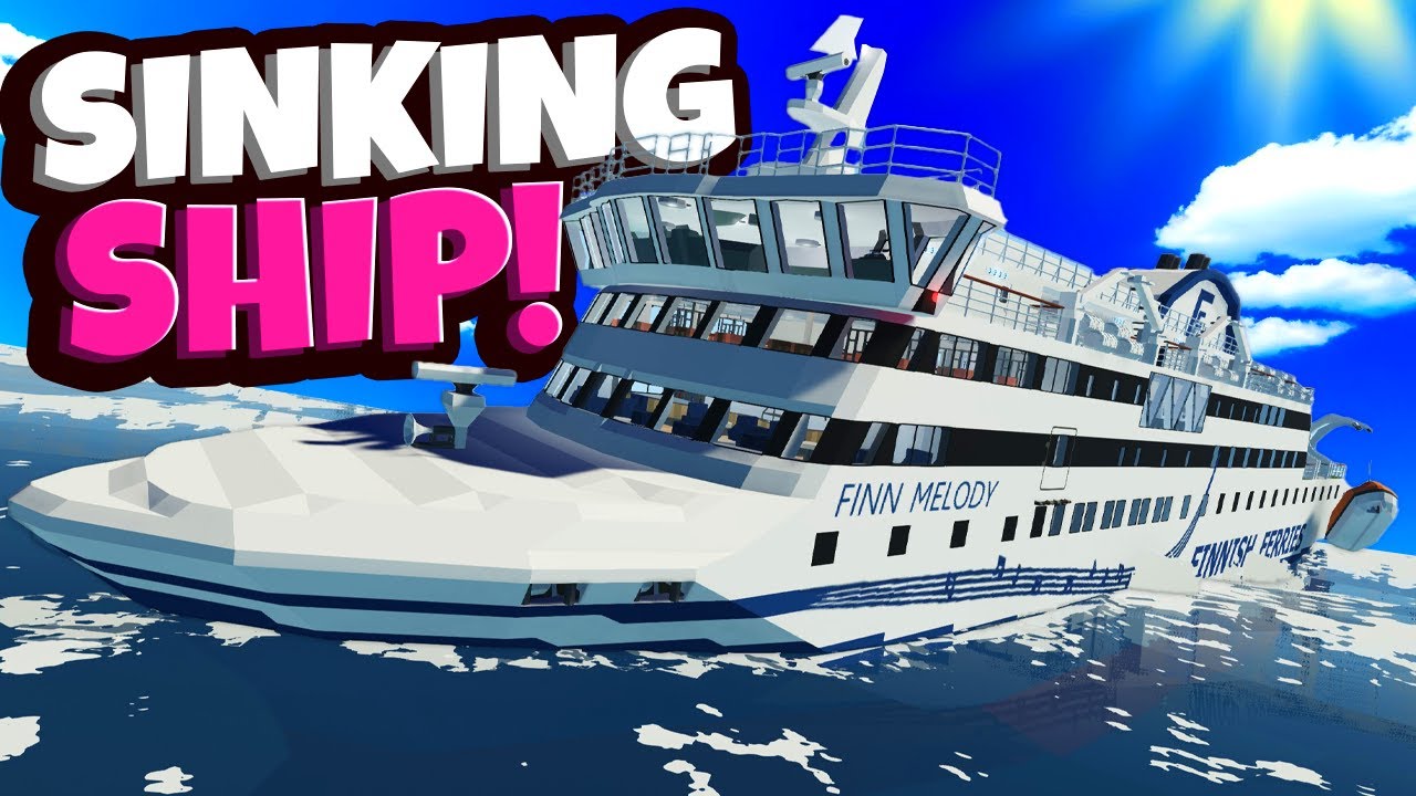 Car Ferry Sinks After a KRAKEN Attacks During a Storm in Stormworks?!