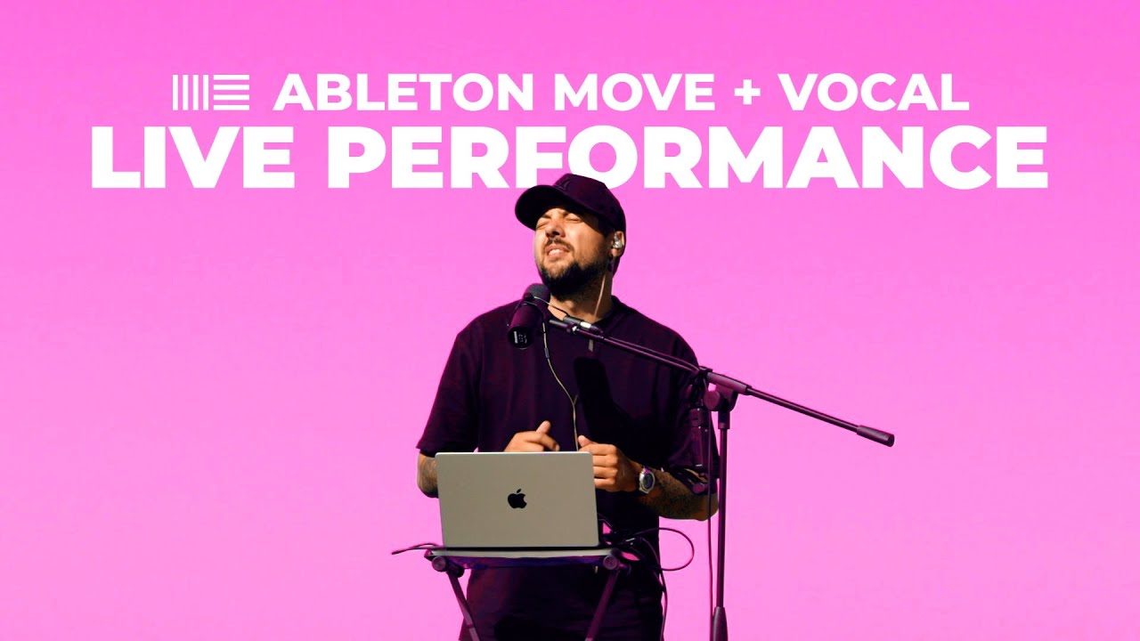 Live performance with ableton move + vocal
