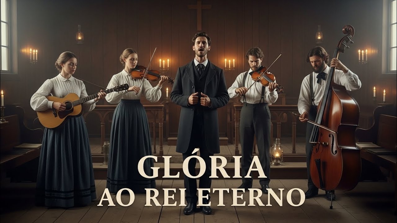 GLÓRIA AO REI ETERNO | Louvor Antigo de 1895 (Hino Gospel Histórico)