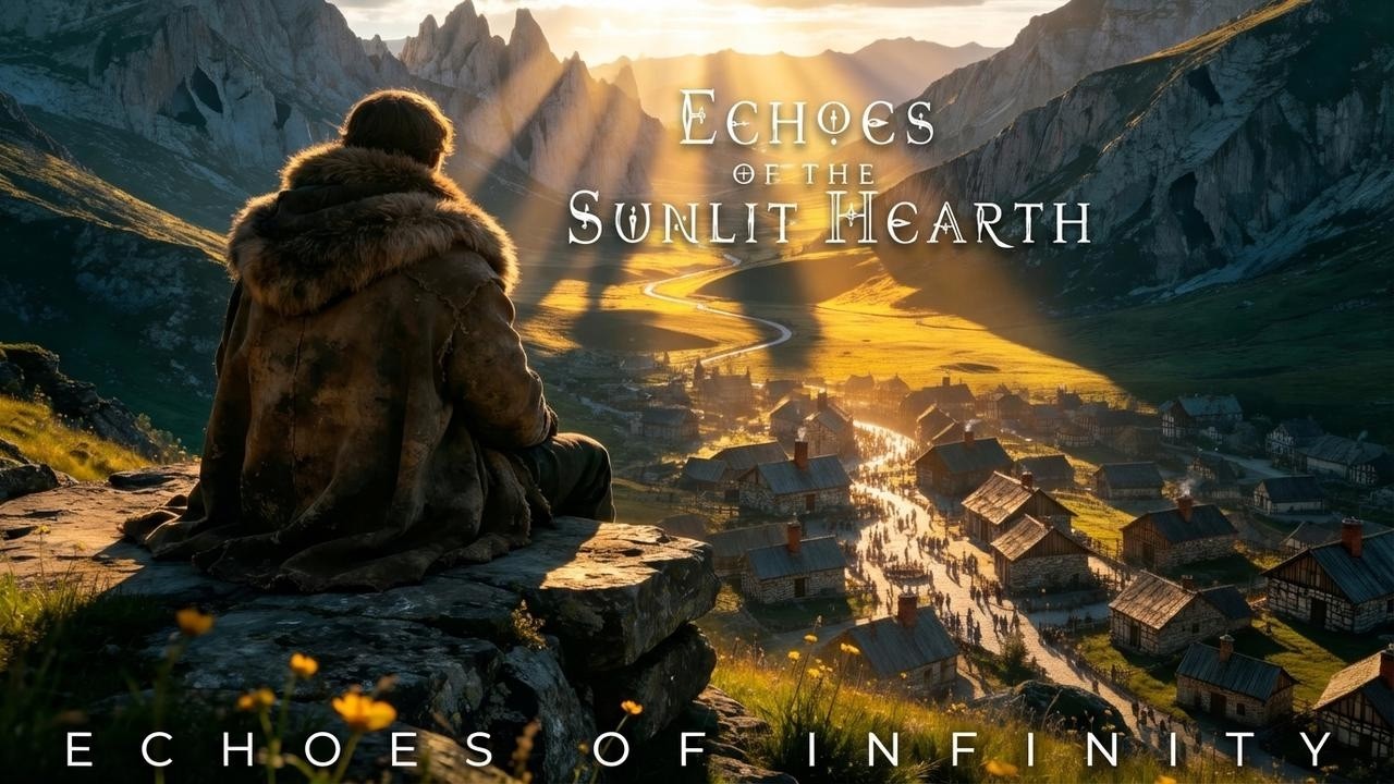 Echoes of the Sunlit Hearth | Fantasy Celtic Ambience | Relaxing Music [No Ads]