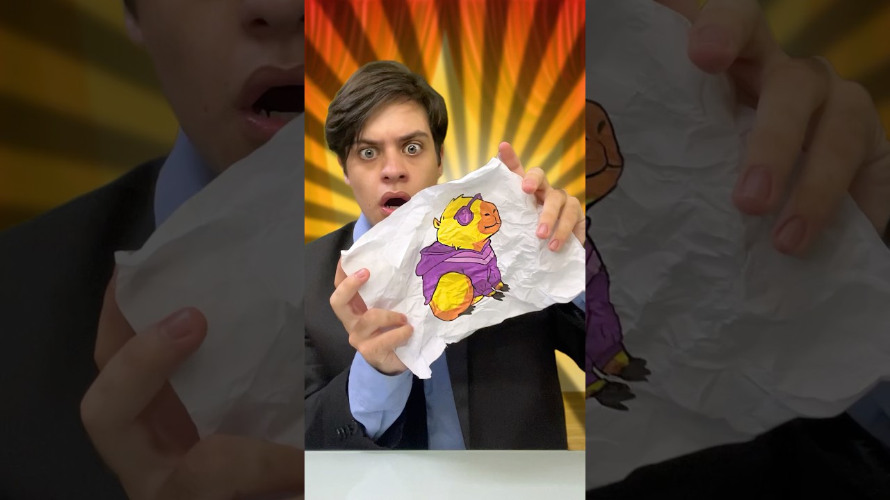 fiz uma M&aacute;gica com Papel!