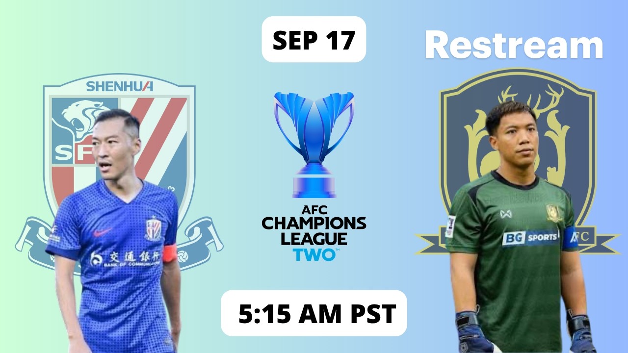 Shanghai Shenhua vs Tampines Rovers Live Watchalong (2026 Asian Champions League Two)
