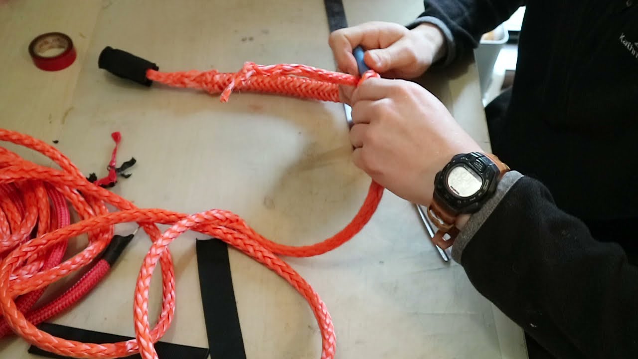 Cheap and Easy. DIY Winch Rope Splicing 4X4