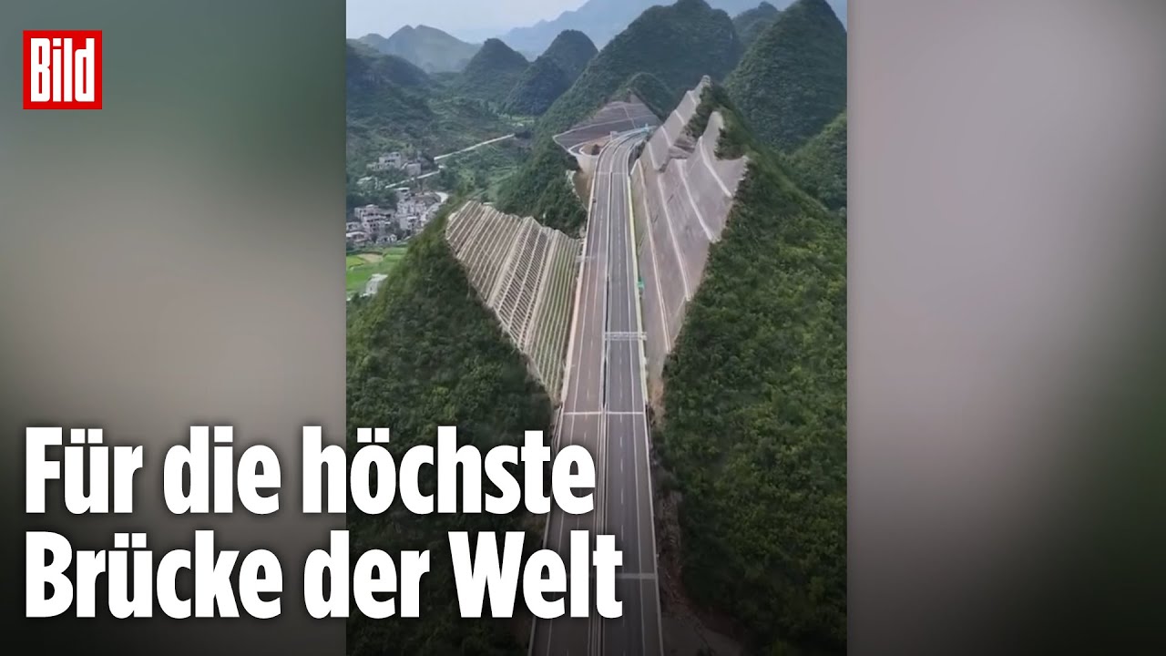 China spaltet einen ganzen Berg f&uuml;r XXL-Bauprojekt