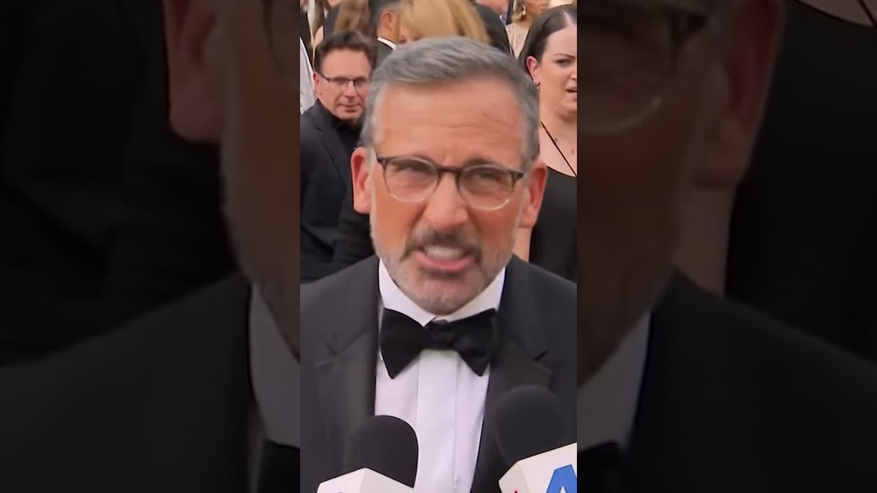 Steve Carell jokes about his NBC legacy at the Emmys blue carpet