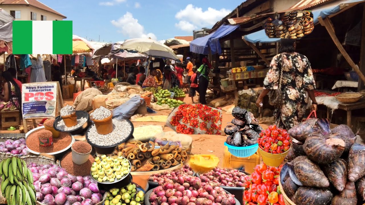 Rural  market Day in Nigeria, west Africa ,Makurdi Benue state Nigeria 🇳🇬 #food ,#africanmarket