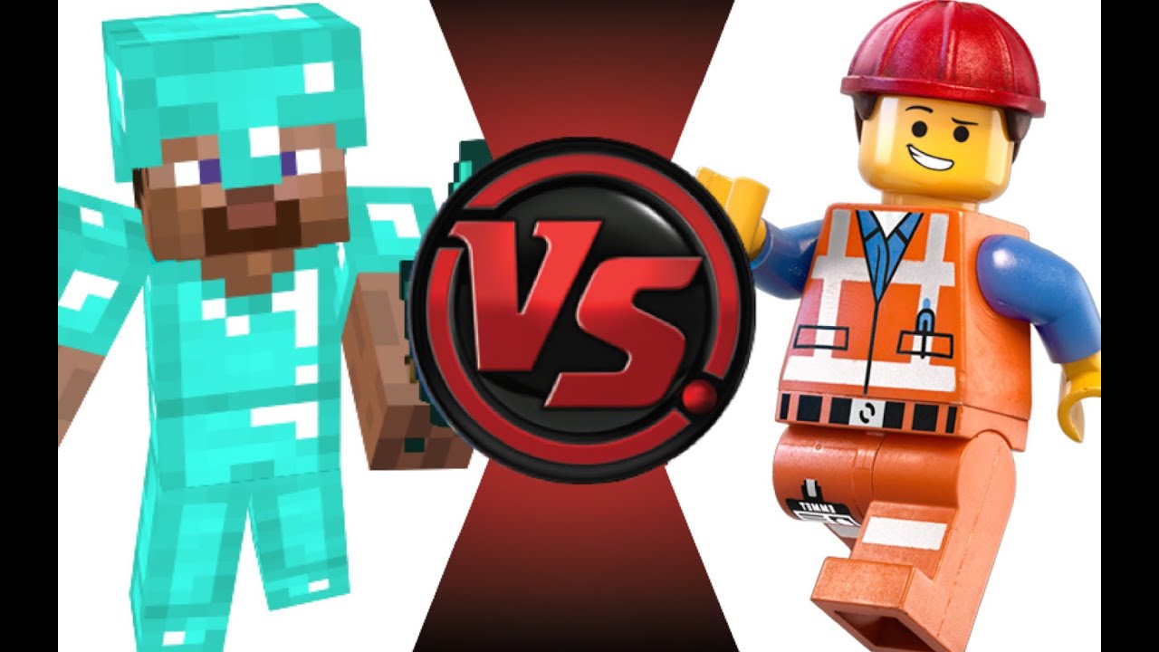 MINECRAFT STEVE vs LEGO EMMET! Cartoon Fight Club Episode 21