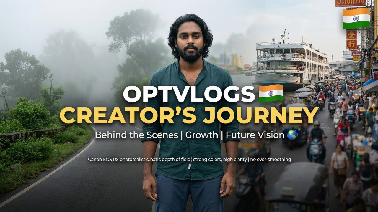 OPT VLOGS Creator’s Journey 🇮🇳🌏 | Behind the Scenes, Growth & Future Vision