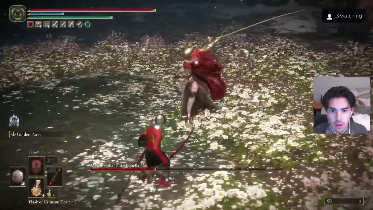 Day 1 of Trying To Beat Malenia With Parries