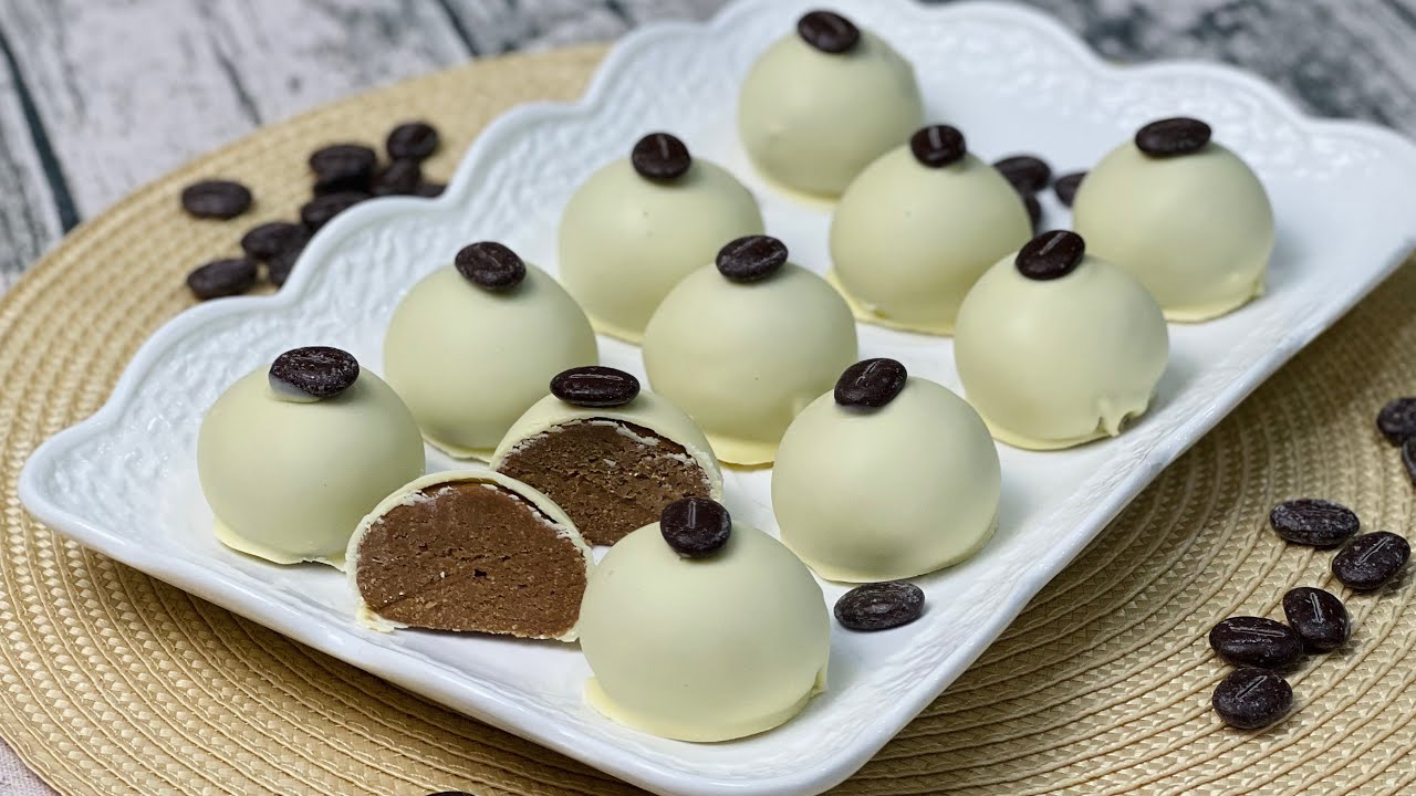Tartufini al Caffè e Cioccolato Bianco