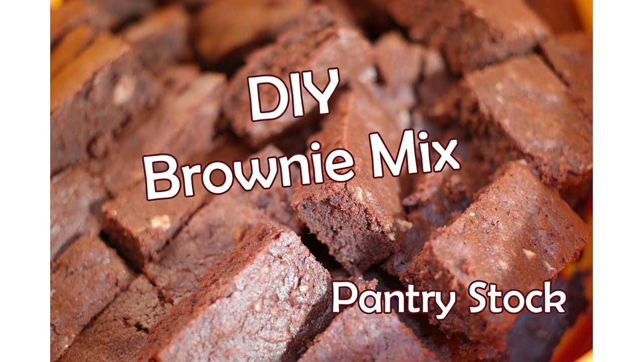 DIY Brownie Mix | Pantry Stock