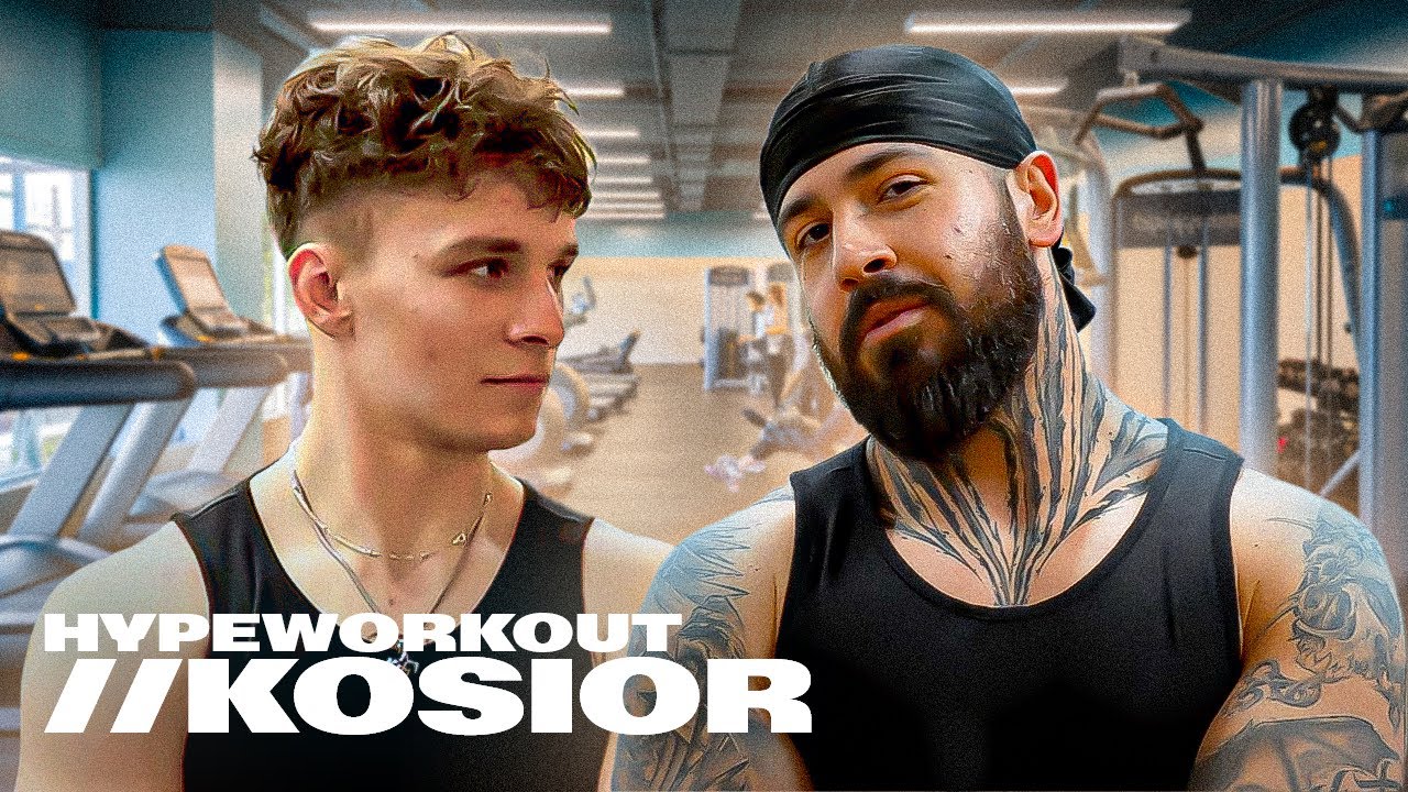 KOSIOR | Wyciskanie na klatę | White Widow a PandaBuy | Rapowanie na bieżni | HYPE WORKOUT