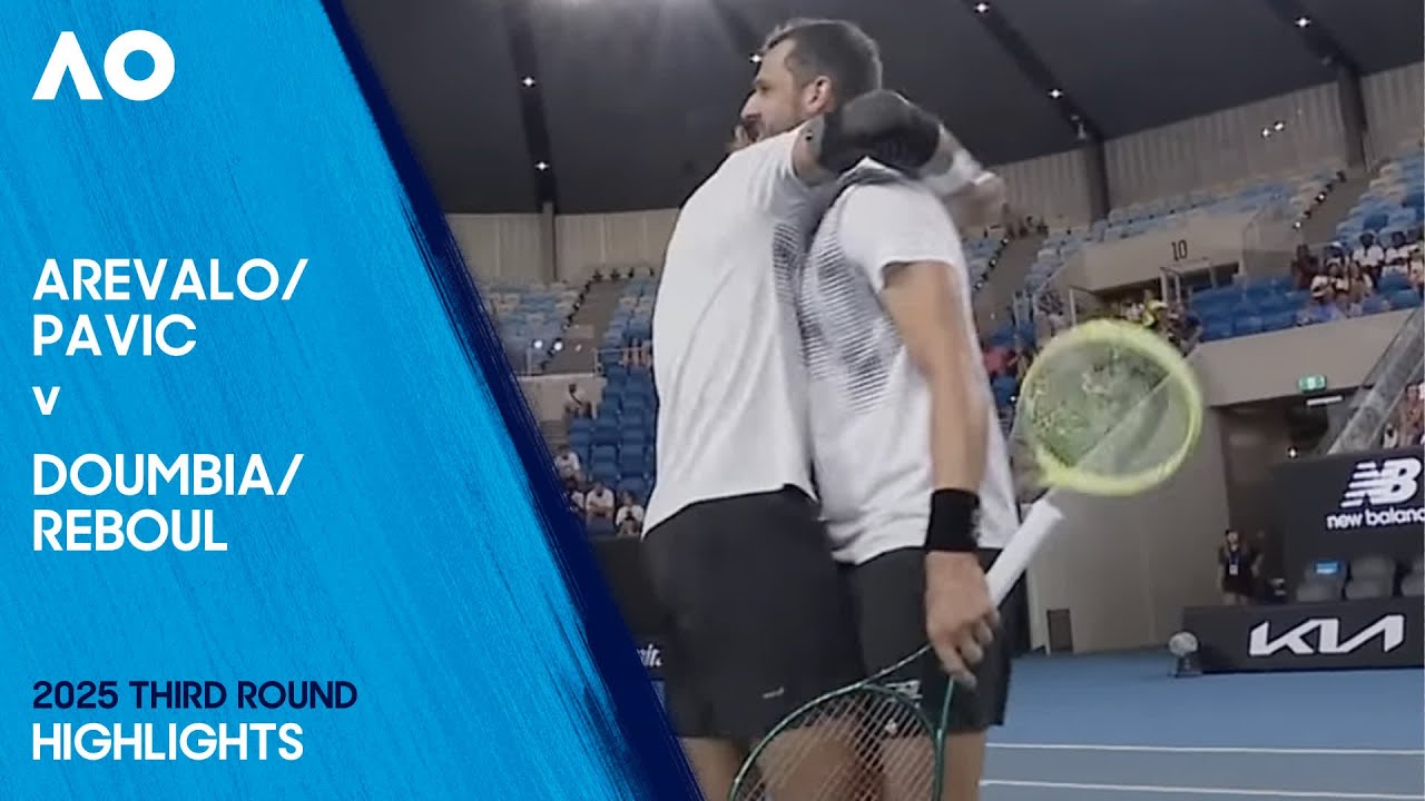 Arevalo/Pavic v Doumbia/Reboul Highlights | Australian Open 2025 Third Round