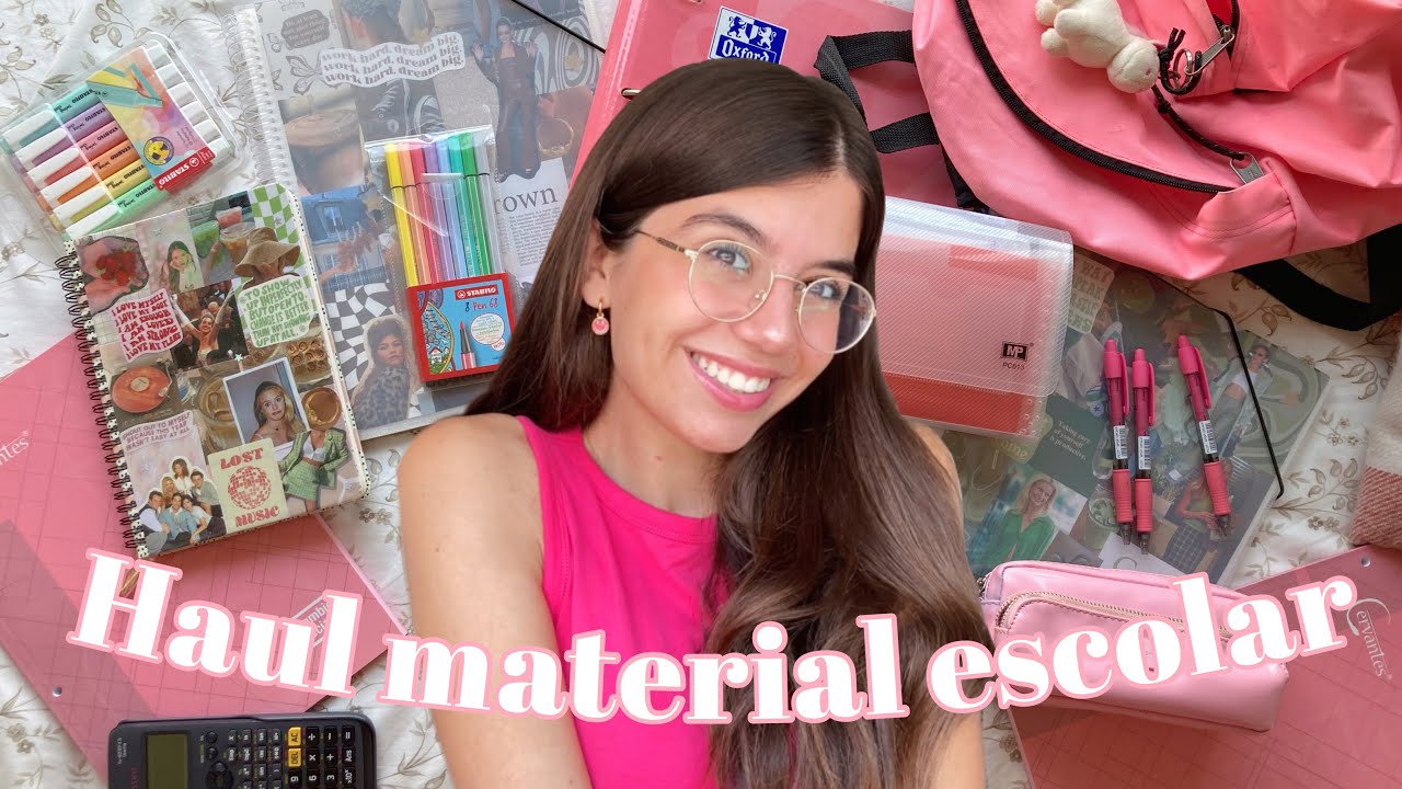 Haul material escolar💗curso 2021/22 :)