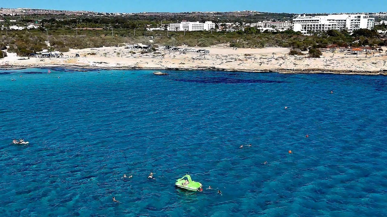 Landa Beach / Agia Napa / Zypern [ 4K ] DJI Mini 4 Pro ]  