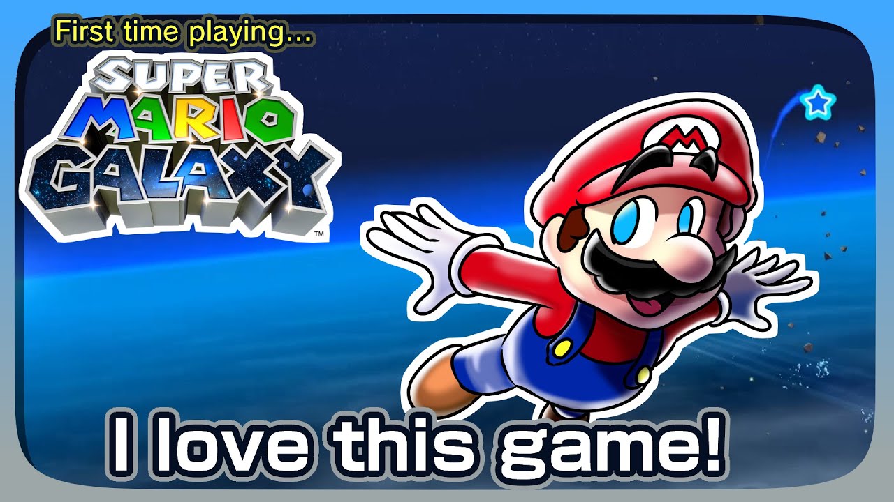 THIS GAME IS BEAUTIFUL! | First Time Playing Super Mario Galaxy!