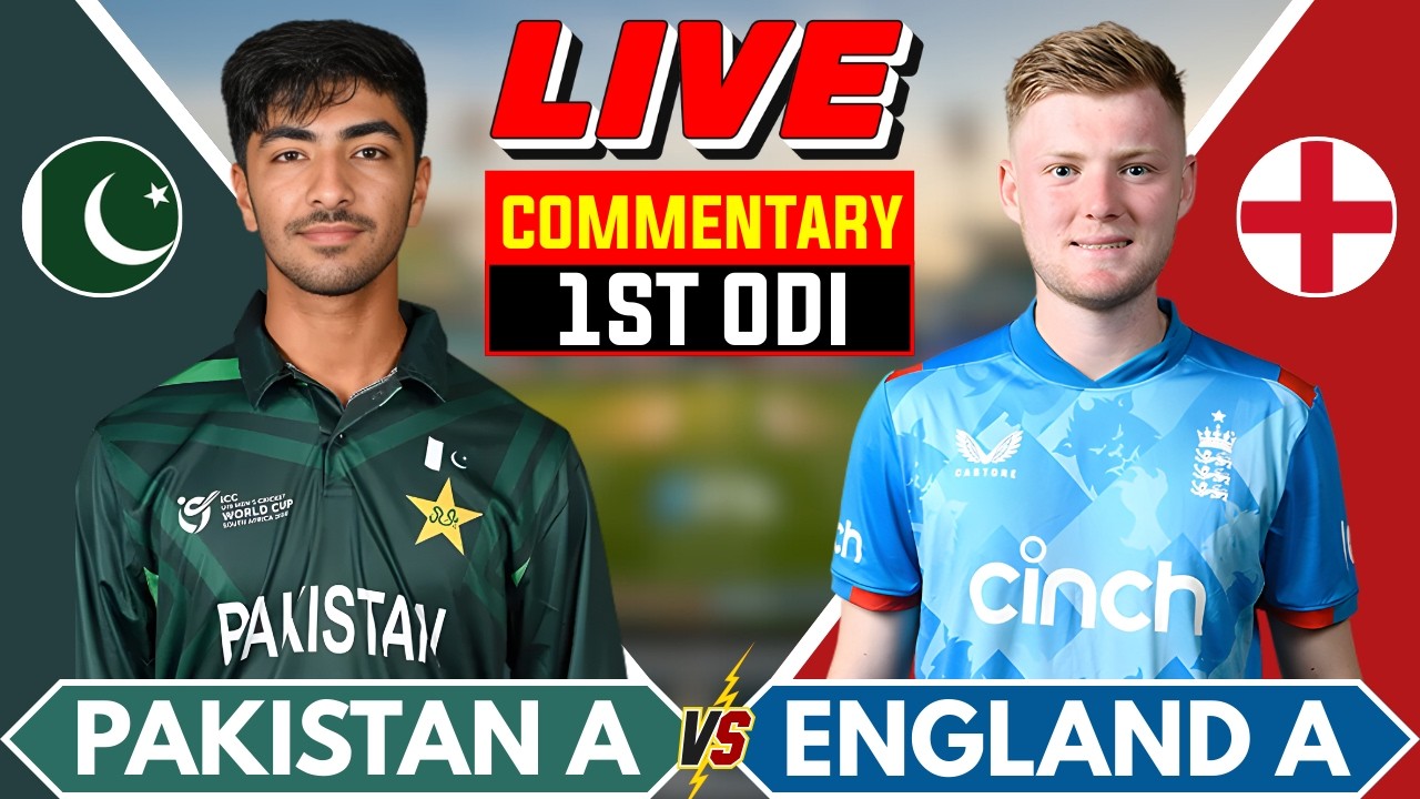 🔴Live: Pakistan A vs England A 1st ODI Match | ENG-A vs PAK-A 2026 | Live Score & Commentary