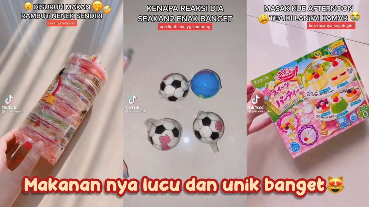 TIK TOK MAKANAN DAN MINUMAN VIRAL | UNIK DAN LUCU BANGET! | cr : priskaaquilla