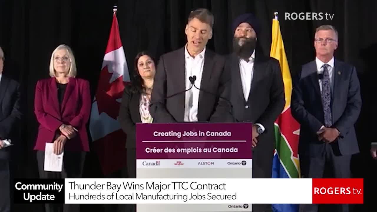 Thunder Bay Wins Major TTC Contract | Rogers tv