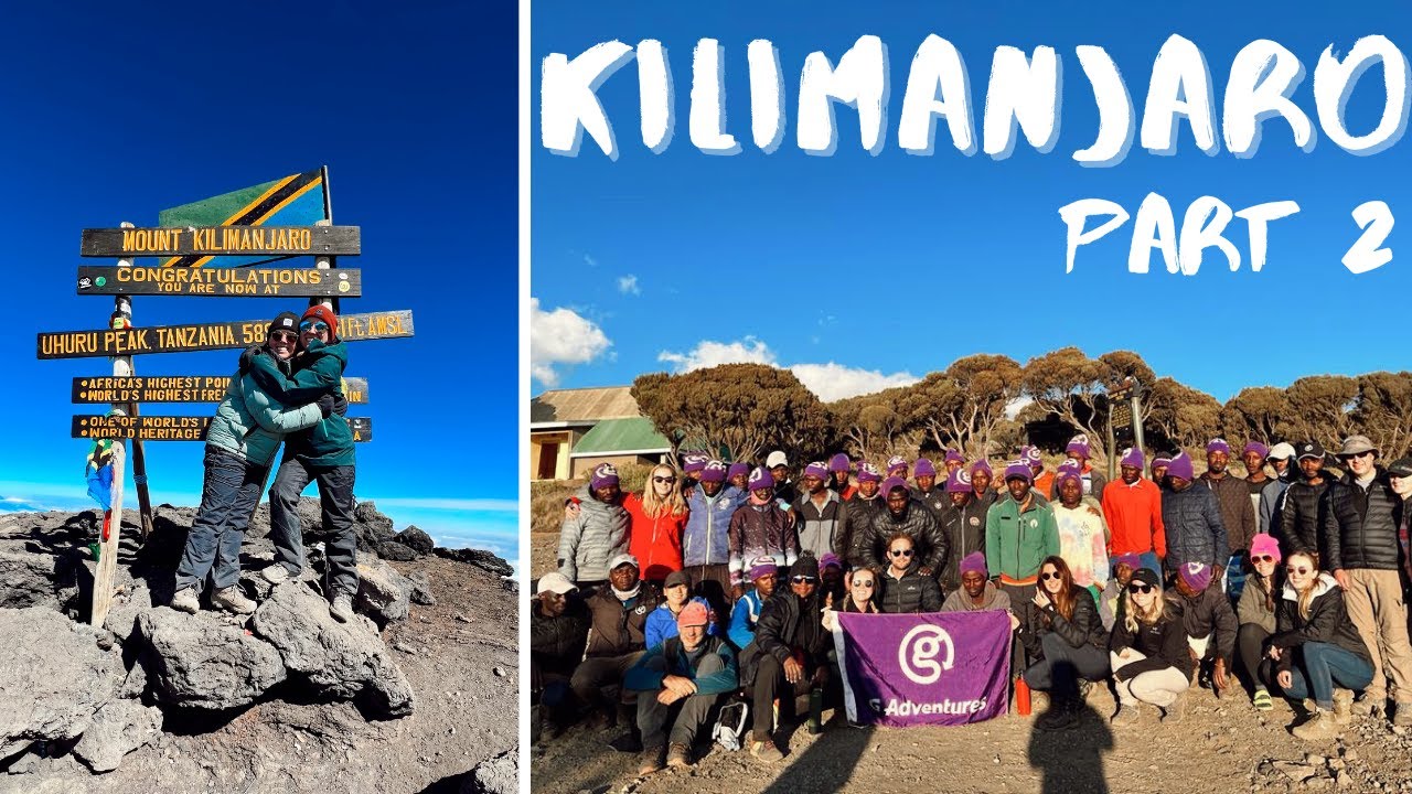 CLIMBING KILI: Summit Night (G-adventures 6 Day Machame Route)