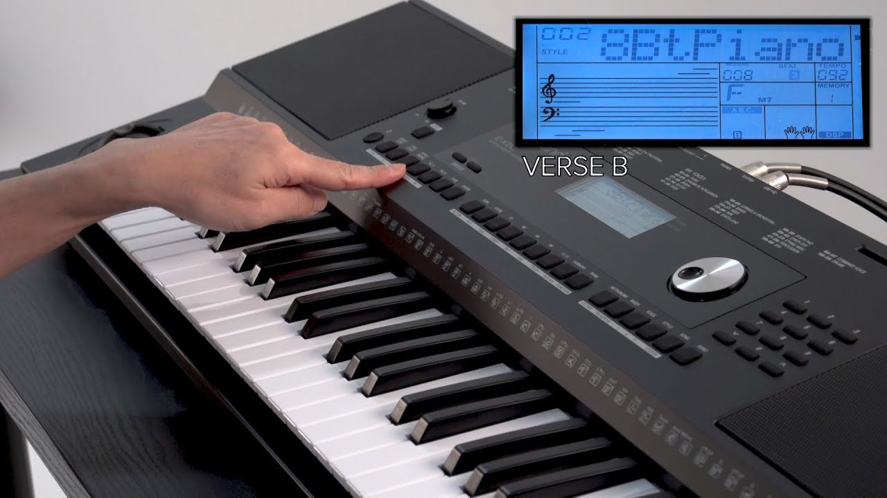 &ldquo;Play Arranger function&rdquo; Roland E-X20 #04