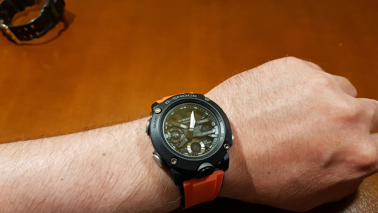 Casio G-Shock GA-2000E-4ER - unboxing, przymiarka i por&oacute;wnanie