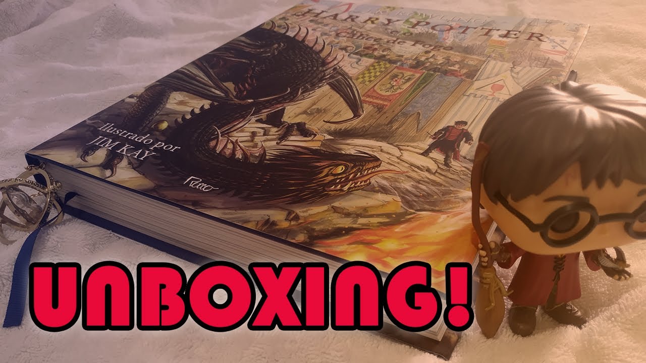 UNBOXING - HARRY POTTER E O CÁLICE DE FOGO ILUSTRADO