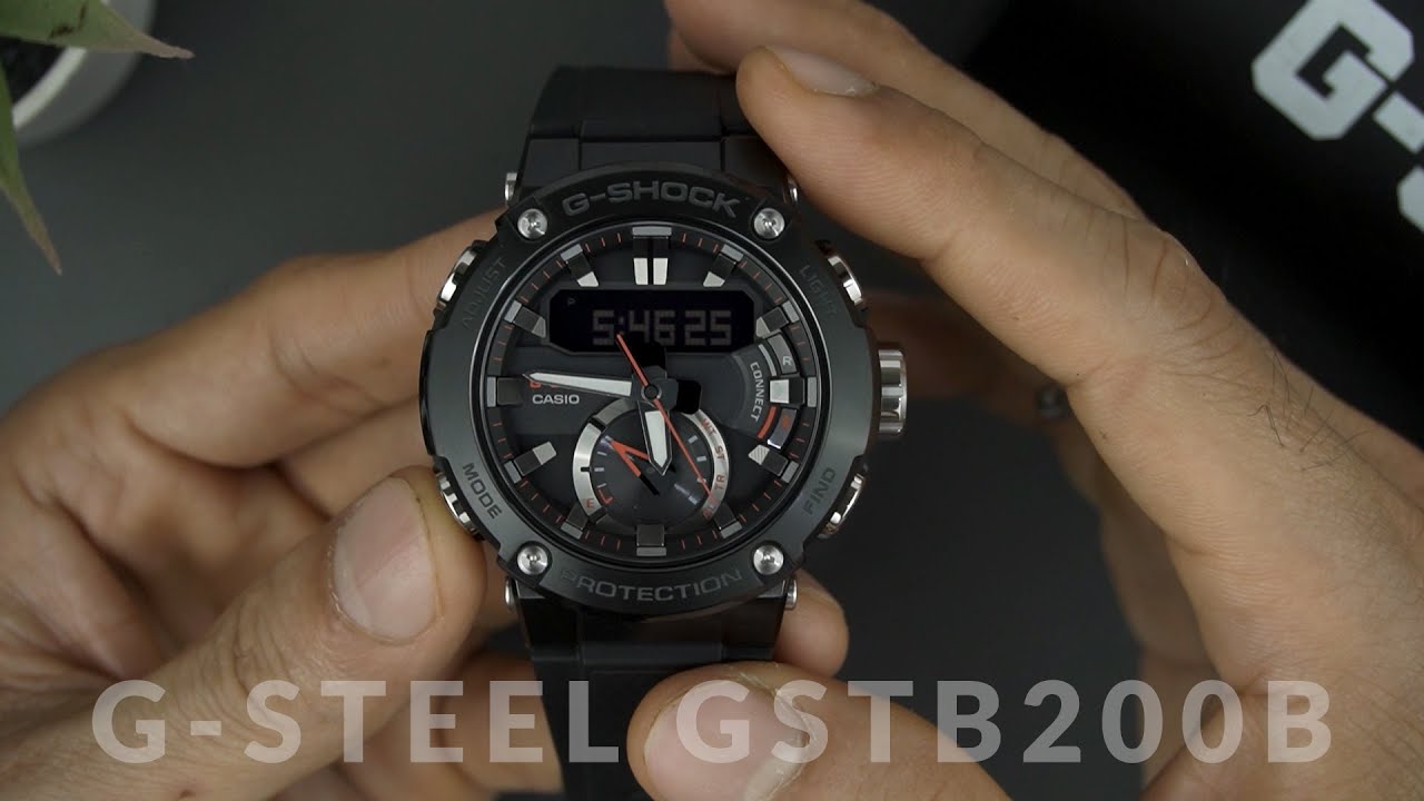 SUPER TOUGH! CASIO G-SHOCK G-STEEL GST-B200B-1A