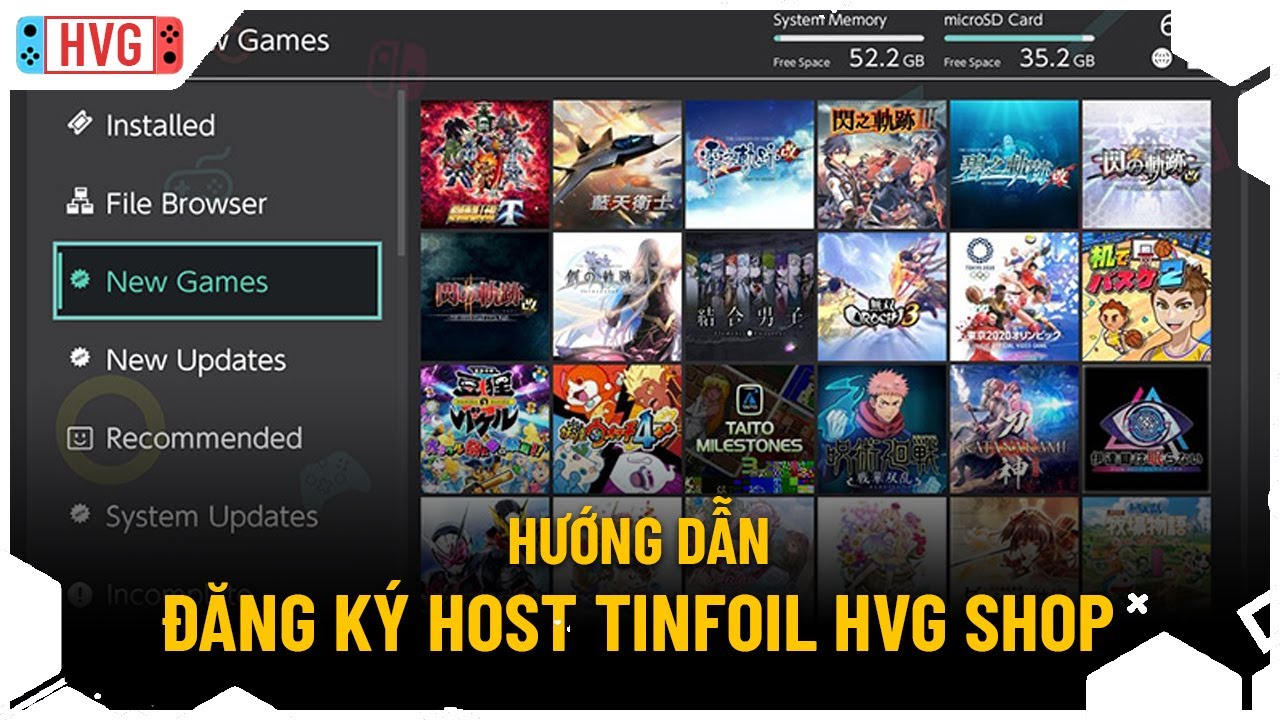 Hướng dẫn đăng ký và sử dụng host Tinfoil HVG SHOP