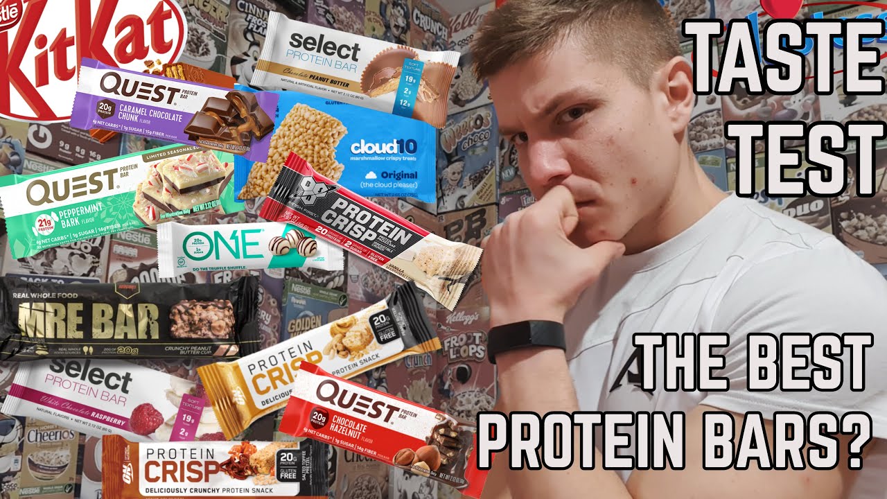 PROTEIN BAR TASTE-OFF | TASTE TESTING NEW PROTEIN BARS