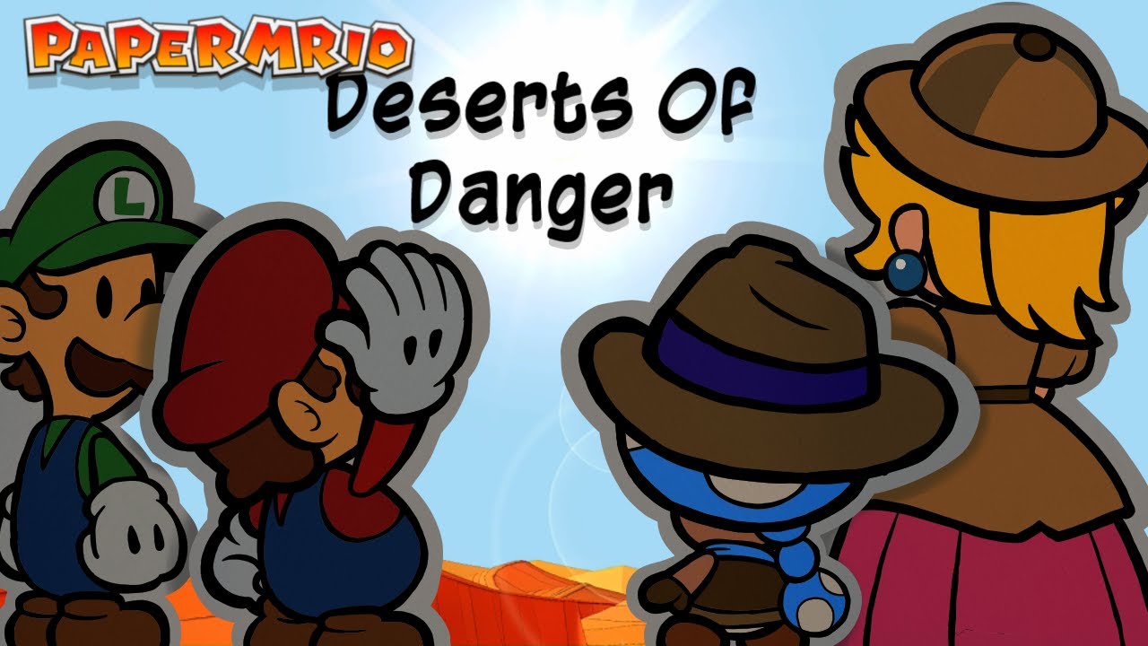 Deserts Of Danger  | Paper Mario Stop-Motion Compilation