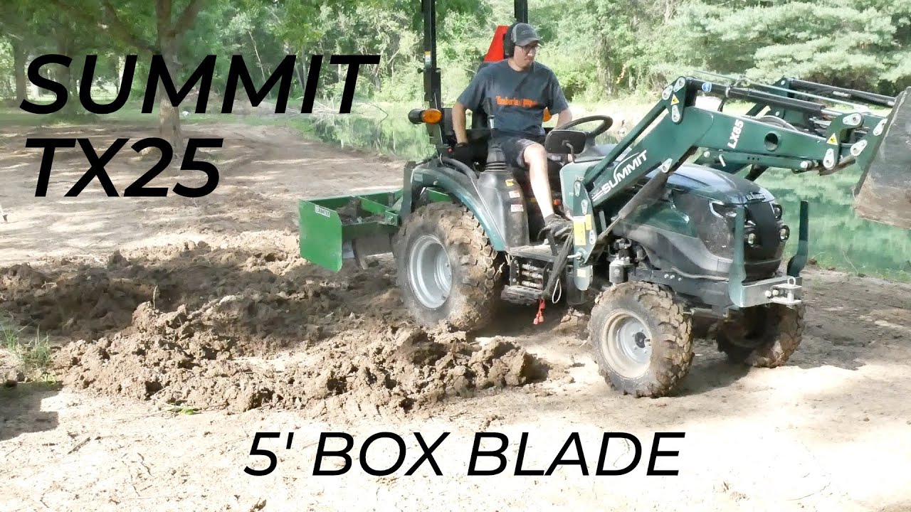 Summit TX25 & 5ft Box Blade