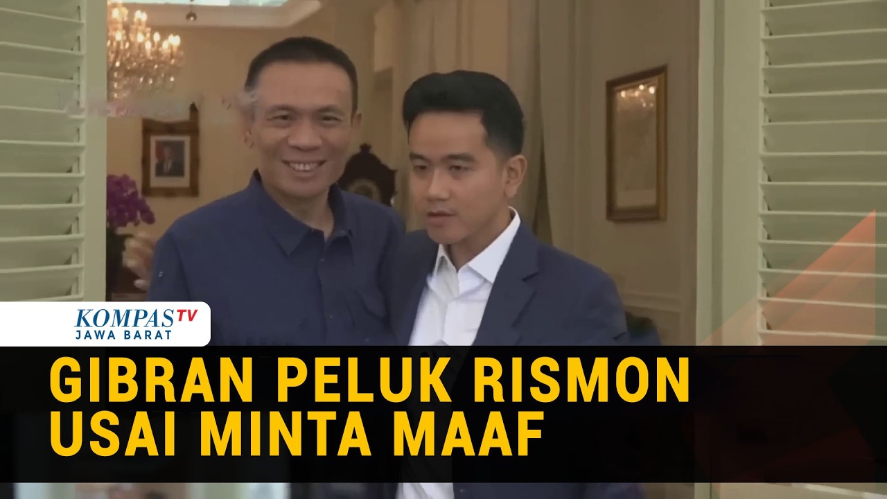 Akrab, Gibran Peluk Rismon hingga Beri Parsel Giant saat Bertemu di Istana