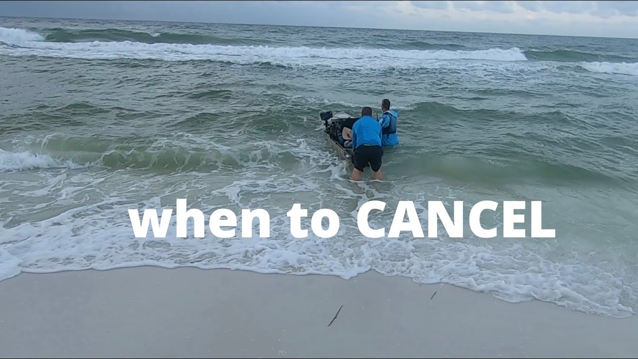 Should you launch in this surf for a tournament?