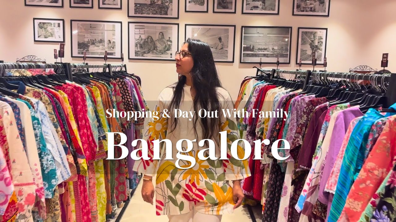 Shopping at Aramya & Dolci Cafe | Bangalore Weekend Vlog