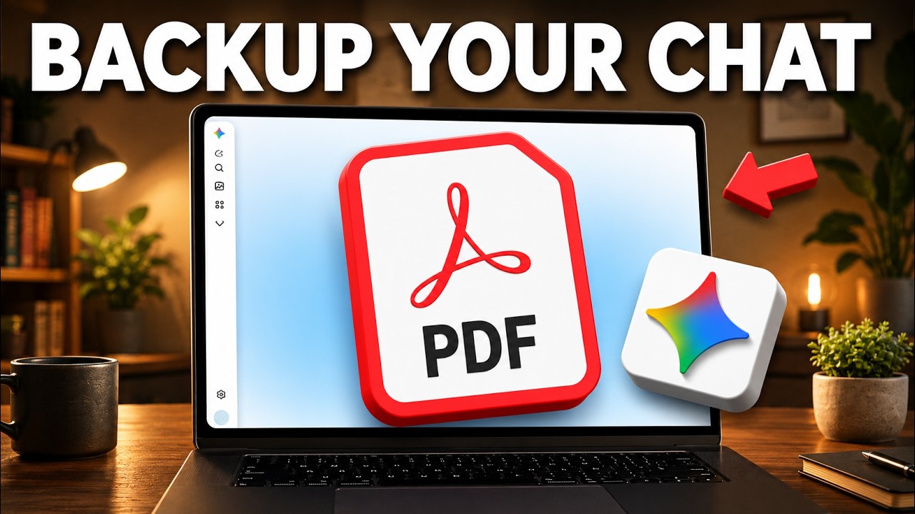 How to SAVE Your Entire Gemini Chat as PDF