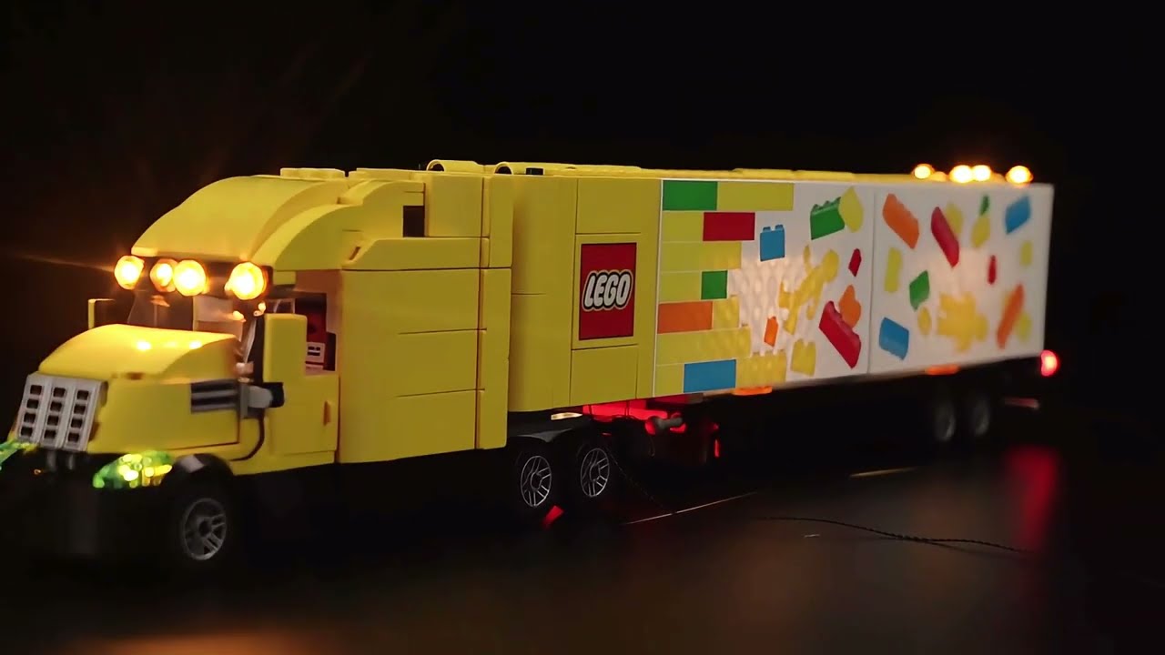 BrickBling Light Kit for LEGO City Yellow Delivery Truck 60440