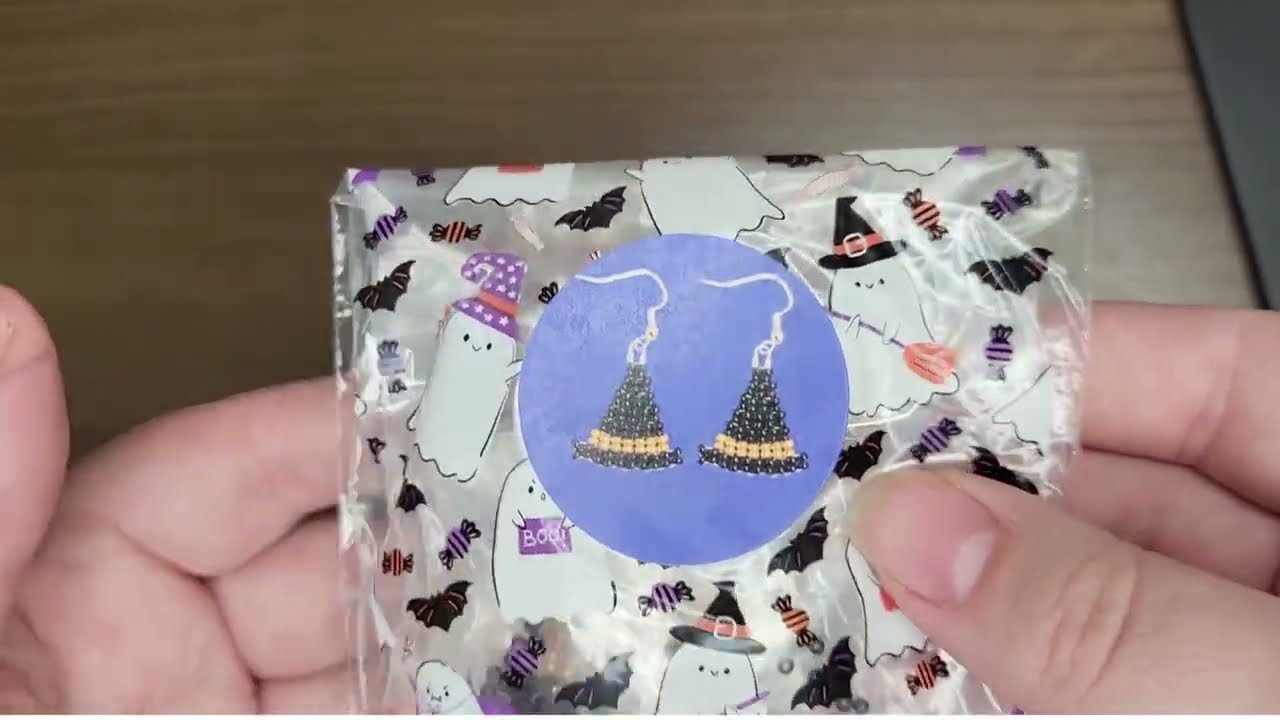 Witch Hat Earring Halloween Video Tutorial