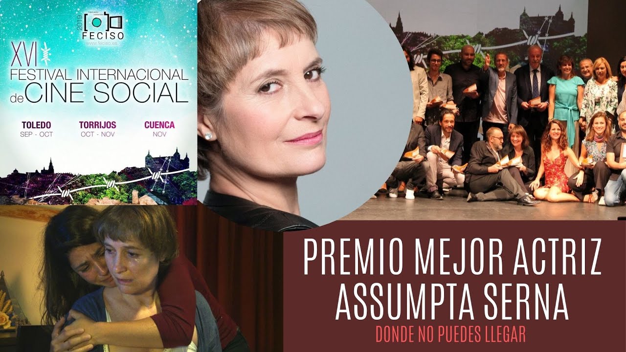 Premio Mejor Actriz: Assumpta Serna, XVI Festival Internacional de Cine Social de Castilla La Mancha