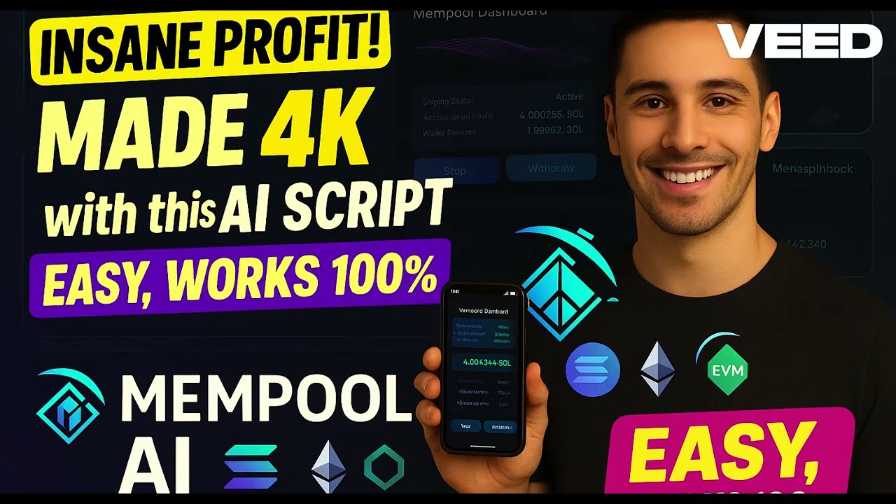🔥 How to EARN ETHEREUM or SOLANA | AI Crypto Script | FREE METHOD | No Coding Needed | EASY | 2026