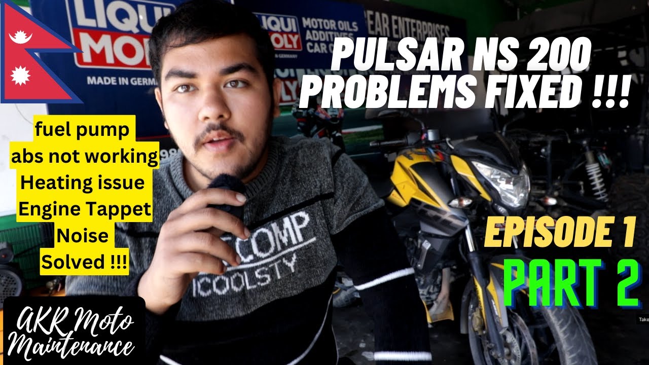 PULSAR NS 200 FI ABS | All Problems and Solutions || AKR Moto Maintenance | Ep1 | Part 2