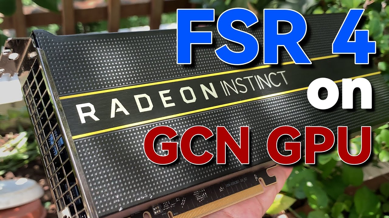 FSR 4 работает на старых видеокартах AMD! Тестирование на Radeon Mi50 до RDNA