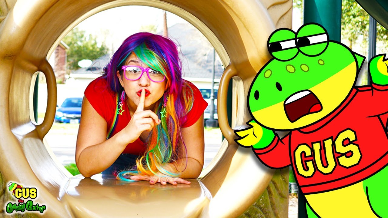 BEST Hide and Seek Games at the Playground and on Roblox with Gus the Gummy Gator!
