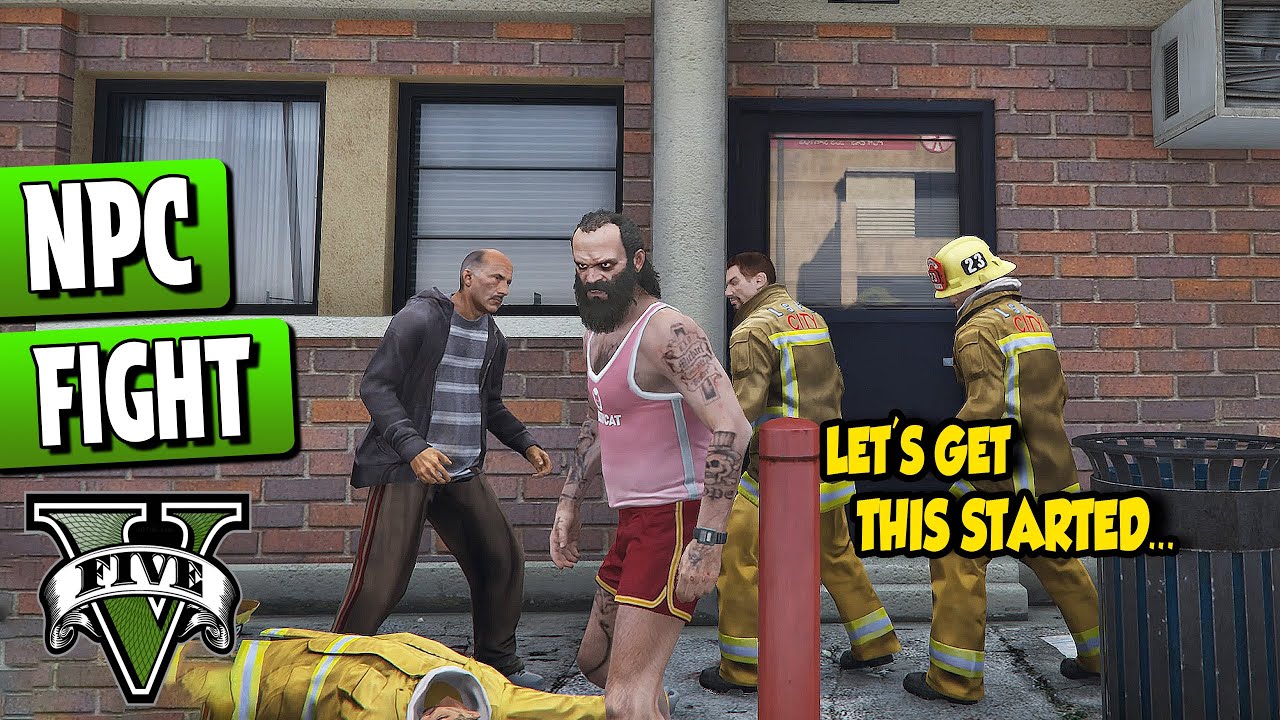 Заставьте NPC драться друг с другом &mdash; GTA V, часть 11