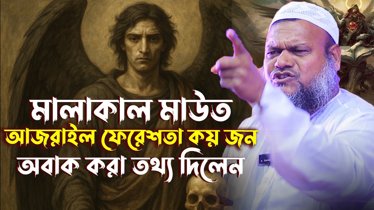 মালাকাল মাউত আজরাইল ফেরেশতা কয় জন অবাক করা তথ্য দিলেন│Abdur Razzak Bin Yousuf waz│Abdur Razzak waz