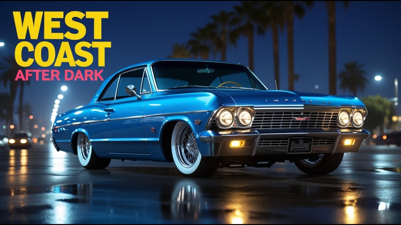 West Coast Lowrider Nights 🌃 90s G-Funk Mix for Late Night Cruise and Smooth Driving