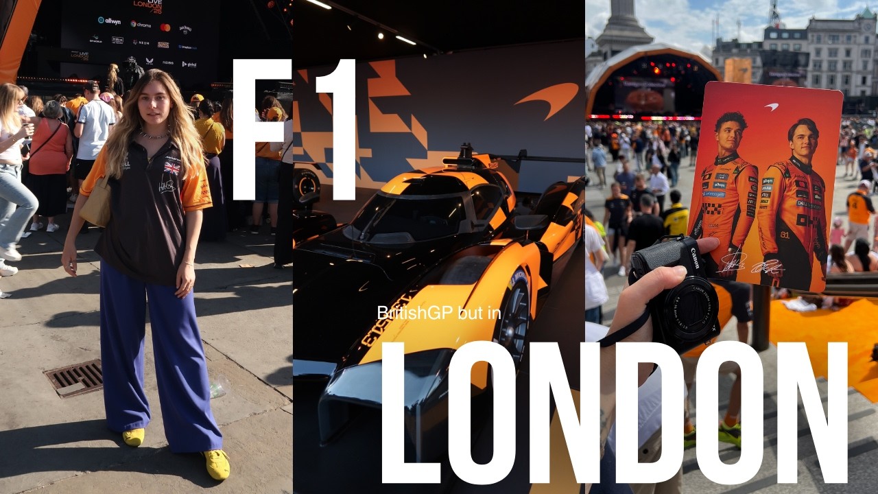 McLaren F1 in London 🧡 British GP 2025 watch party VLOG