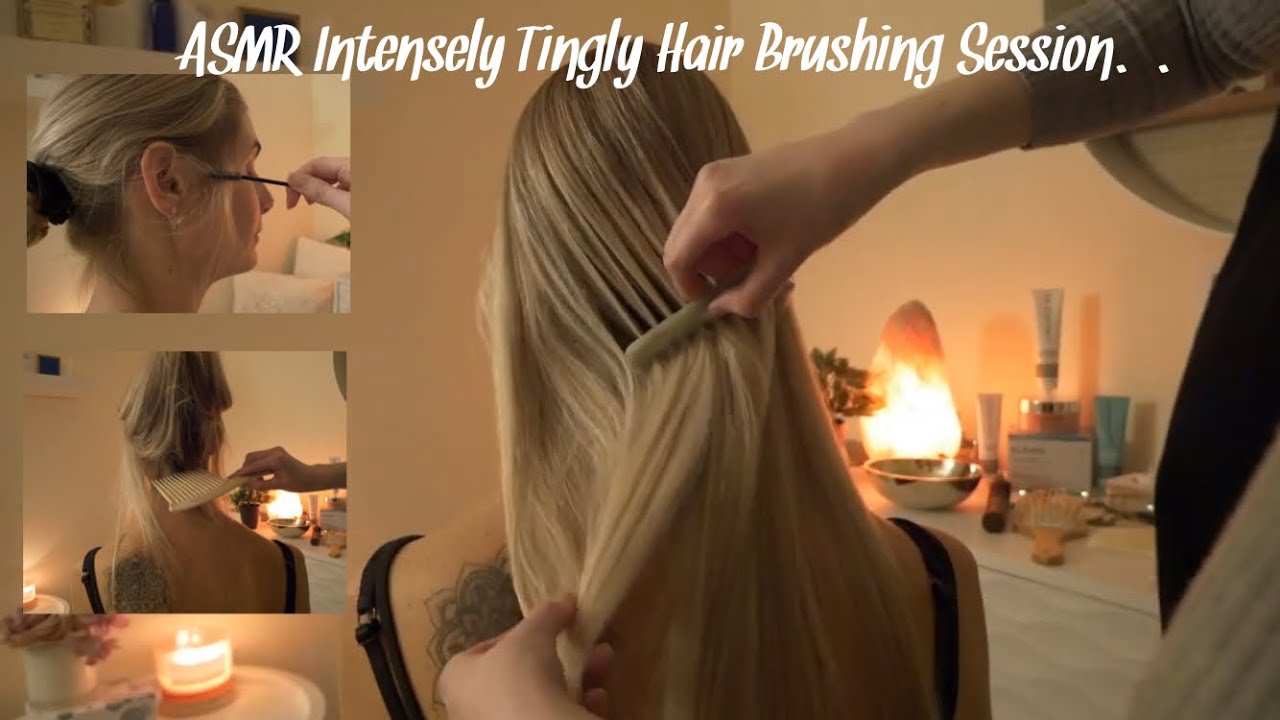 ASMR Real Person Hair Brushing, Hair Playing and SO many more Tingly Triggers... Soft Spoken